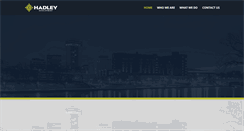 Desktop Screenshot of hadleydevelopment.com